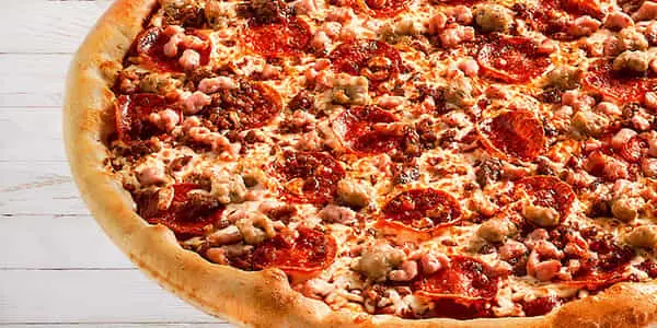 Classic Pepperoni pizza at Freshslice Pizza Saskatoon SK